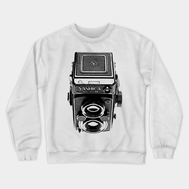 Yashica Mat - 124 G Crewneck Sweatshirt by TrocaBoo